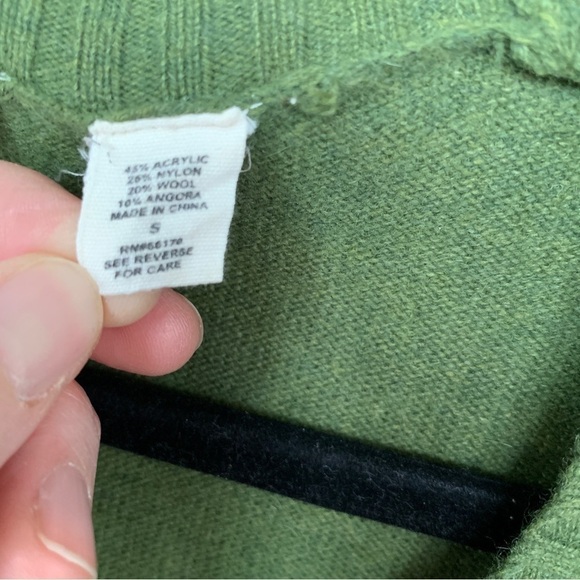 Moth Anthropologie Green Tank Sweater Dress Size S - Picture 6 of 10